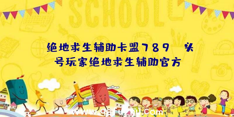 「绝地求生辅助卡盟789」|头号玩家绝地求生辅助官方